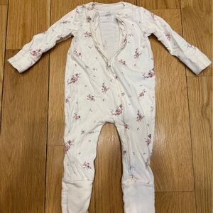 GAP Baby first favorites organic cloud cotton pajamas in ivory frost floral
